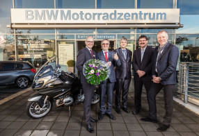 BMW Leipzig - Motorradübergabe