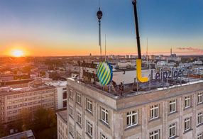 Leipziger Unternehmensgruppe - Leuchtreklame Installation Europahaus